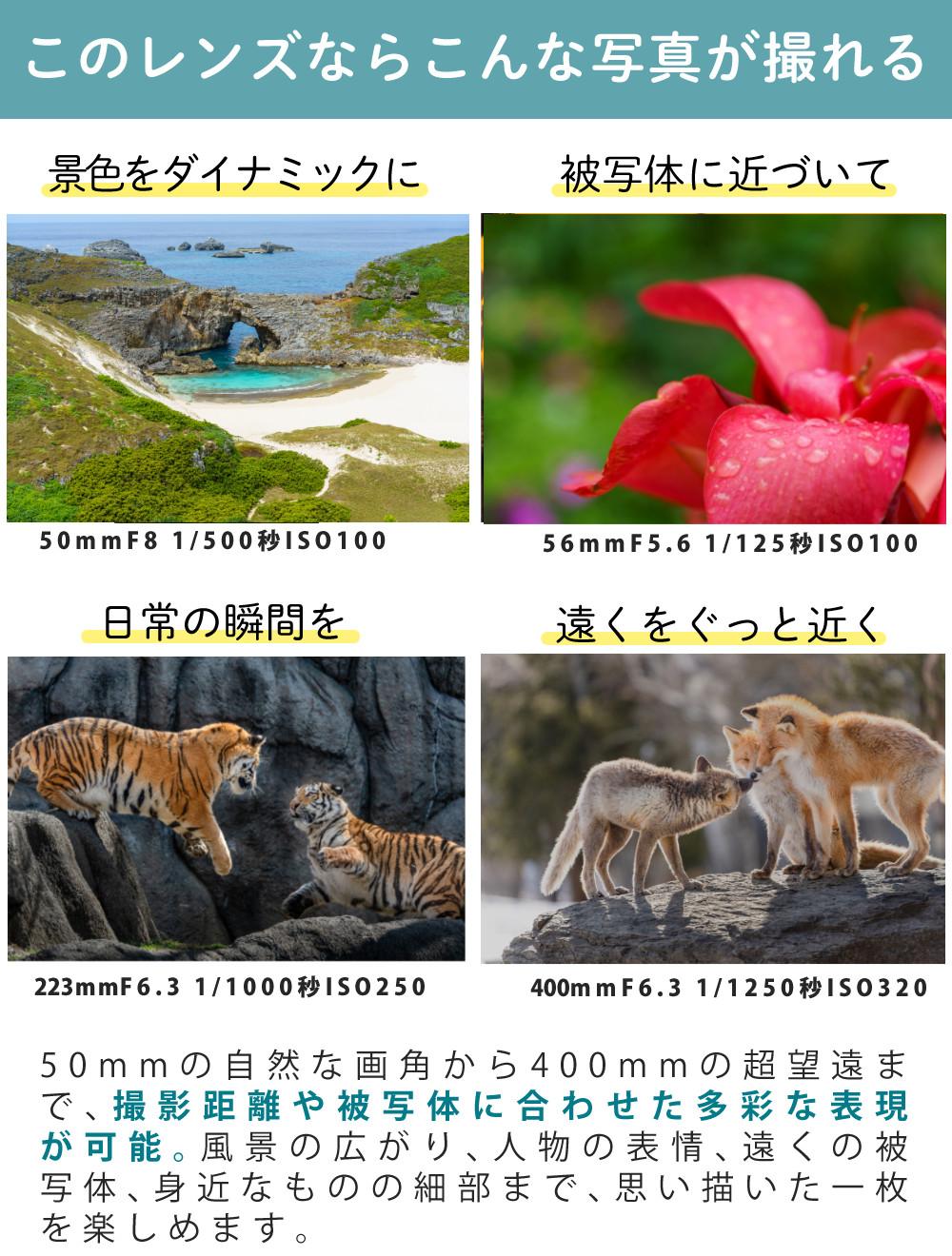 レビューでレンズキャッププレゼント  レンズ タムロン TAMRON 50-400mm F4.5-6.3 Di III VC VXD ソニーEマウント用 A067 フルサイズミラーレス一眼カメラ 対応 ソニー Eマウント用 超望遠ズームレンズ