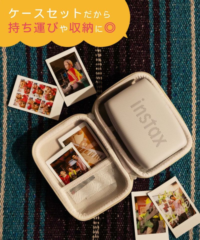 富士フイルム チェキ スマホプリンター instax mini Link3 ローズピンク  ケース・フィルム40枚・ペンセット