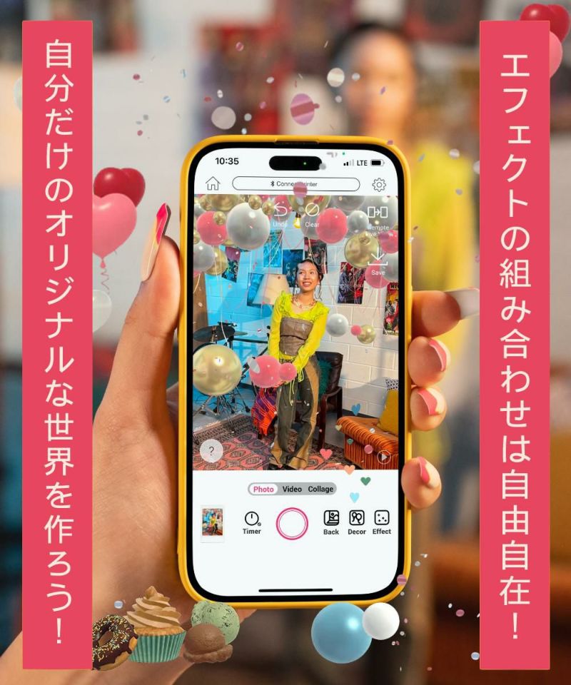 富士フイルム チェキ スマホプリンター instax mini Link3 セージグリーン  ケース・フィルム40枚・ペンセット