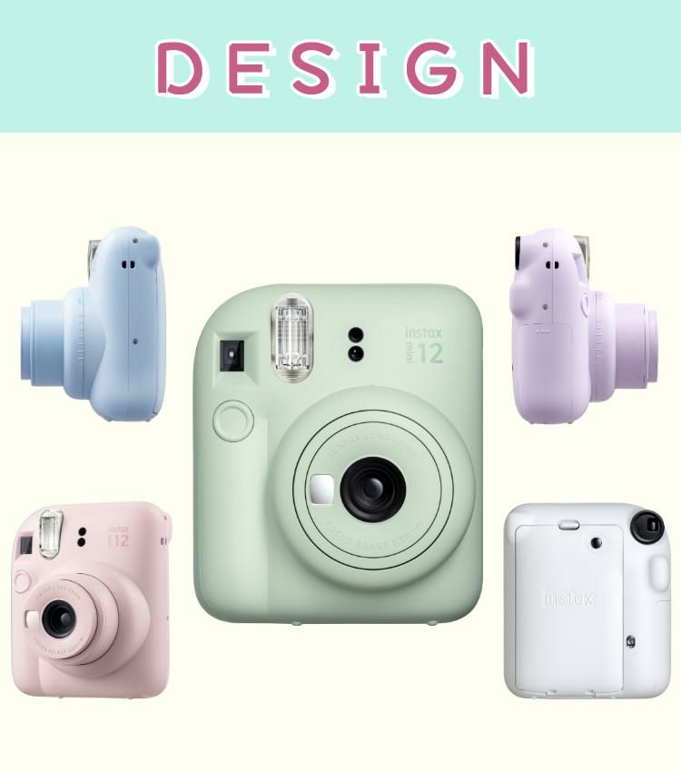 富士フイルム チェキ インスタントカメラ instax mini 12 ブロッサムピンク 4点セット