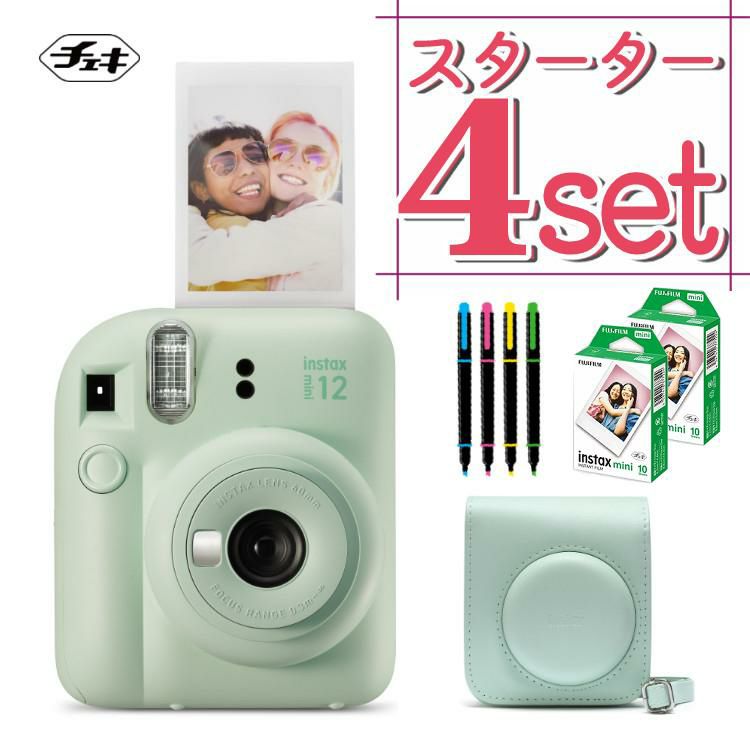 富士フイルム チェキ インスタントカメラ instax mini 12 ミント