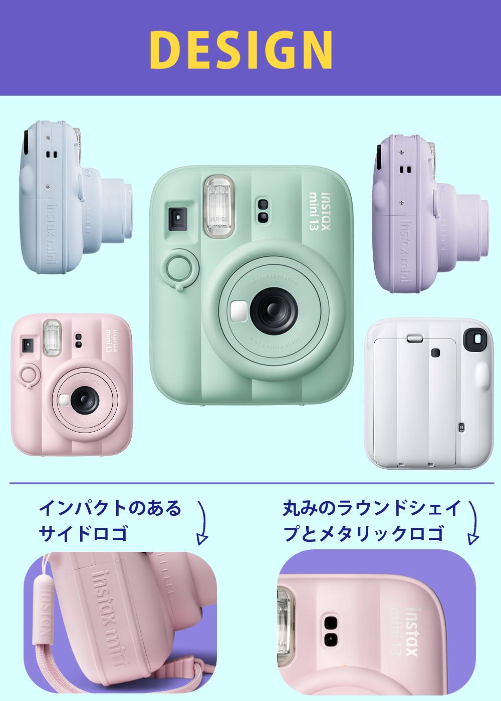 富士フイルム チェキ インスタントカメラ instax mini 12 クレイホワイト 3点セット