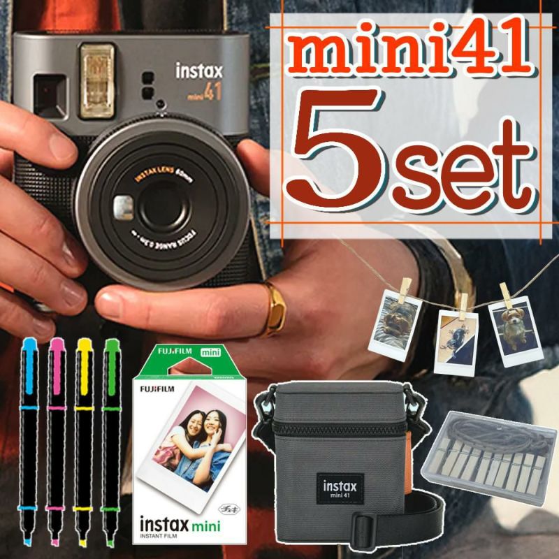 レビュー特典！ 富士フイルム チェキ instax mini 40 4点セット