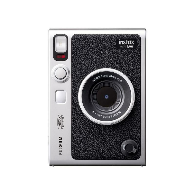 富士フイルム チェキ instax mini Evo ブラック インスタックスミニ  ハイブリット インスタントカメラ 7点セット