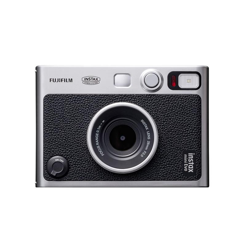 富士フイルム チェキ instax mini Evo ブラック インスタックスミニ  ハイブリット インスタントカメラ 7点セット