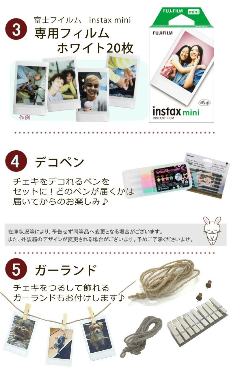 富士フイルム チェキ instax mini 40 インスタックス そのまま渡せるチェキギフト/クリスマスプレゼント