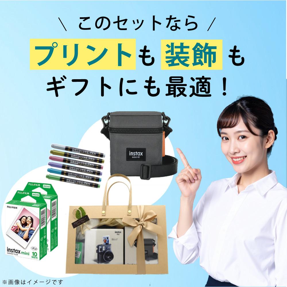 富士フイルム チェキ instax mini 40 インスタックス そのまま渡せるチェキギフト/クリスマスプレゼント