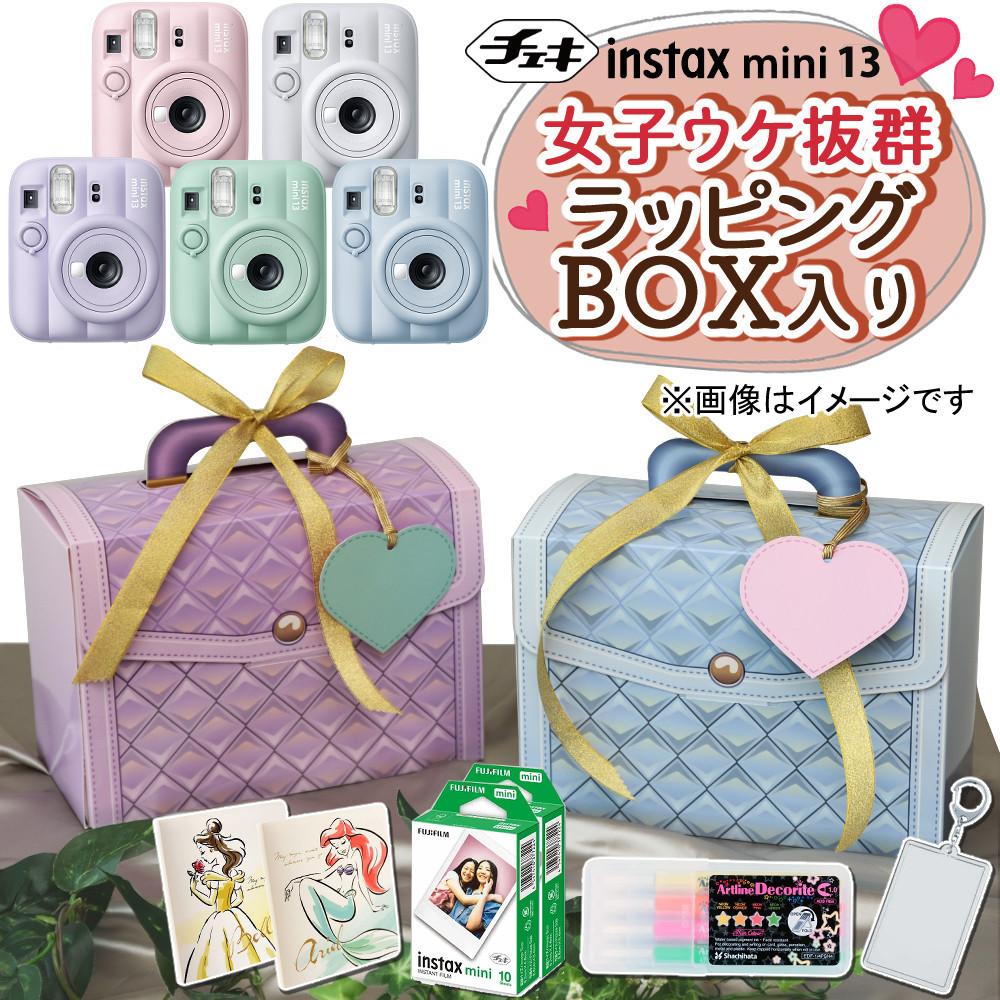 富士フイルム チェキ instax mini 12 ＆ フィルム ＆ アルバムetc  そのまま渡せるギフト5点セット