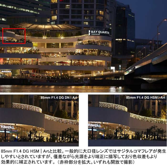 レンズ保護フィルター付！  レンズ シグマ 85mm F1.4 DG DN A  ソニーEマウント用