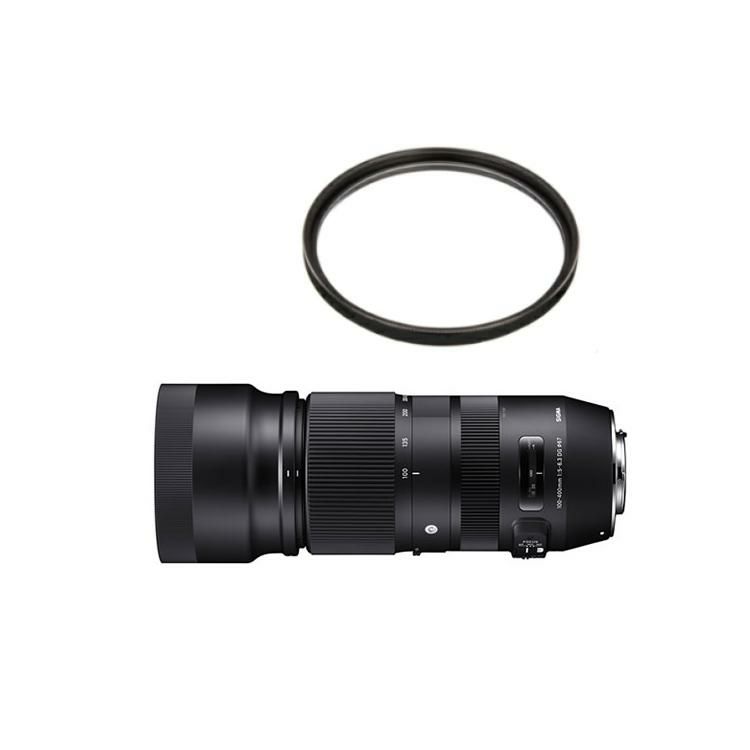 レビューでレンズキャッププレゼント  レンズ保護フィルター付 シグマ 100-400mm F5-6.3 DG OS HSM C  キヤノンマウント用