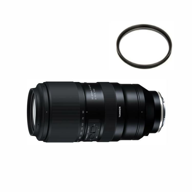 レビューでレンズキャッププレゼント  レンズ保護フィルター付！ タムロン 50-400mm F4.5-6.3 Di III VC VXD ソニーEマウント用 A067