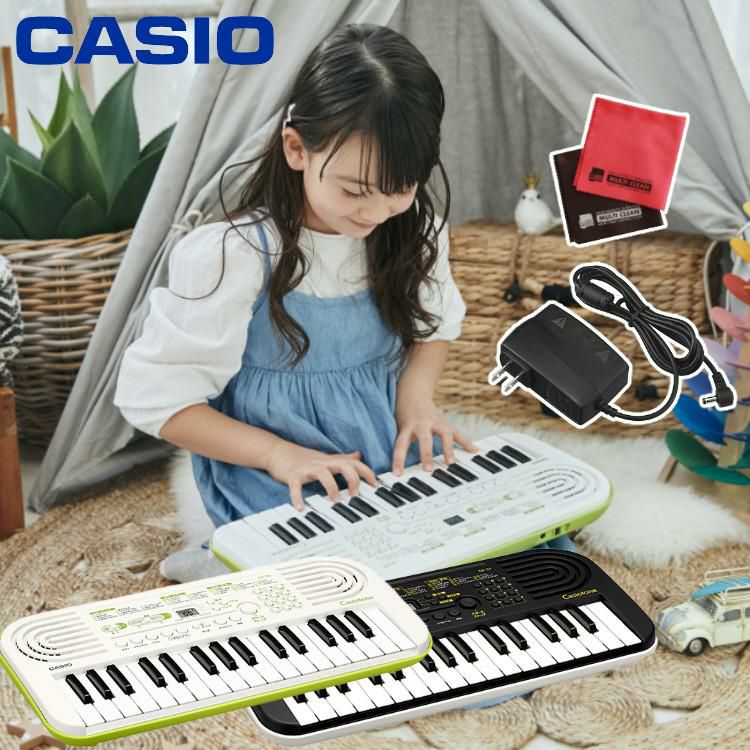 アダプターセット！カシオ Casiotoneミニキーボード SA-50 SA-51 CASIO ミニ鍵盤 鍵盤楽器 32ミニ鍵盤 コンパクトボディ 合唱 アカペラの音取りにも ラッピング不可