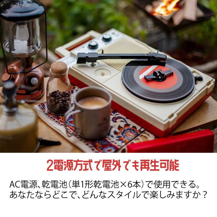 交換針付き 1個付属＋さらにもう1個   ANABAS アナバス ポータブルレコードプレーヤー フリースタイル GP-N3R