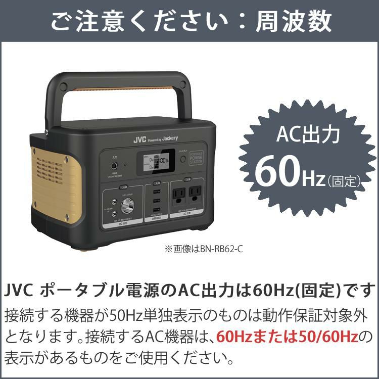 ソーラーパネルセット <br>ポータブル電源 JVC BN-RB10-C + ソーラーパネル BH-SP100-C ポータブルバッテリー 1002Wh ジャクリ ジャックリー 充電池 非常用 防災用 おすすめ キャンプ ラッピング不可