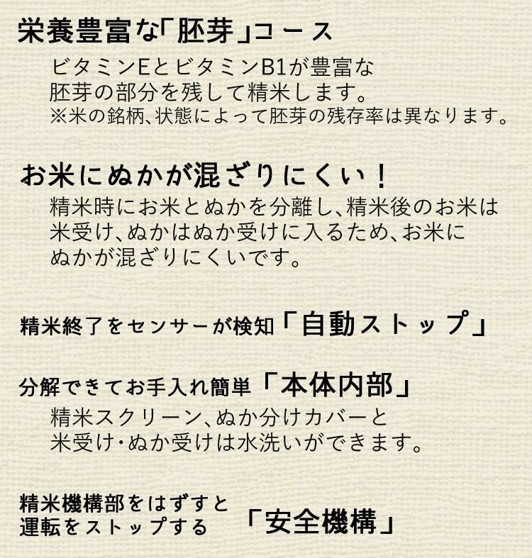 象印 精米機 BR-WA10-WA つきたて風味＆北海道産玄米3種セット＆綿ふきん 食べ比べ！北海道米3種付き