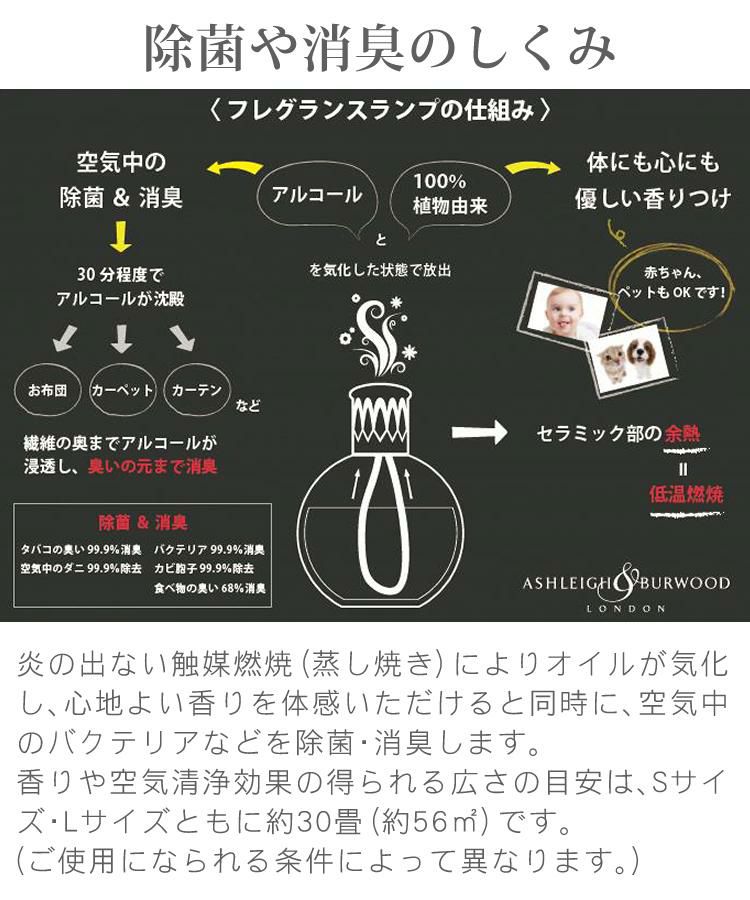 レビューでプレゼント   国内正規取扱店 アシュレイ＆バーウッド フレグランスランプ [ オーシャンキング  L  ] PFL302 フレグランス オイル  除菌・消臭 ができる 芳香剤  アシュレイアンドバーウッド ASHLEIGH&BURWOOD ルームフレグランス