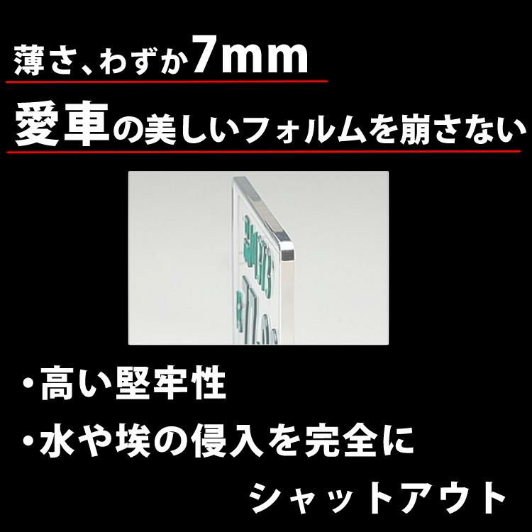 2枚セット/普通車用/12V/シルバー 字光式 ナンバープレート 井上工業 2468-12V-S 照明器具 LEDパーフェクトecoII 純国産 日本製 車検対応 ノイズ不干渉 有害物質不使用 カー用品   ラッピング不可