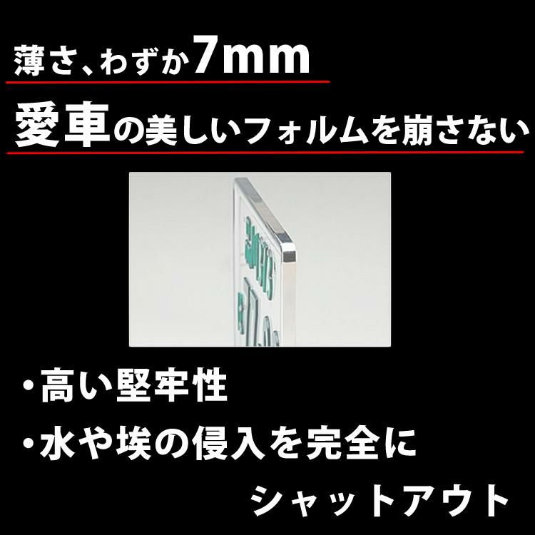 2枚セット/普通車用/12V/シルバー 字光式 ナンバープレート 井上工業 2468-12V-S 照明器具 LEDパーフェクトecoII 純国産 日本製 車検対応 ノイズ不干渉 有害物質不使用 カー用品   ラッピング不可
