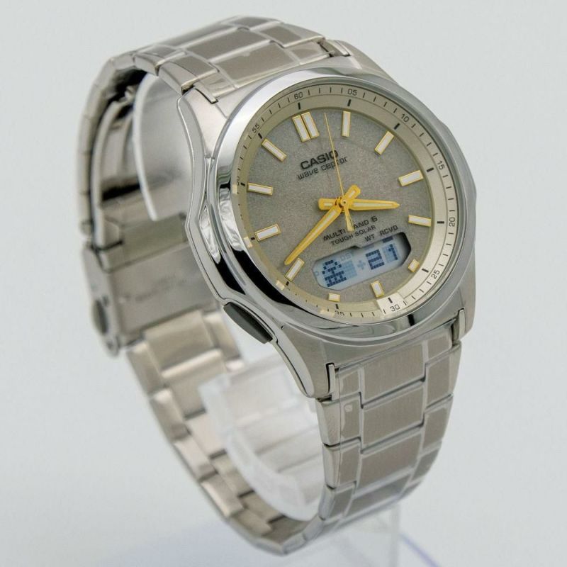 CASIO カシオ  wave ceptor ウェーブセプター  ソーラー電波時計 WVA-M630D-9AJFゴールド ステンレス メンズ  国内正規品