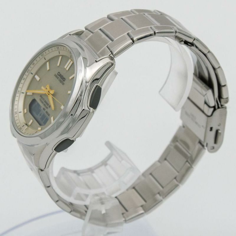 CASIO カシオ  wave ceptor ウェーブセプター  ソーラー電波時計 WVA-M630D-9AJFゴールド ステンレス メンズ  国内正規品