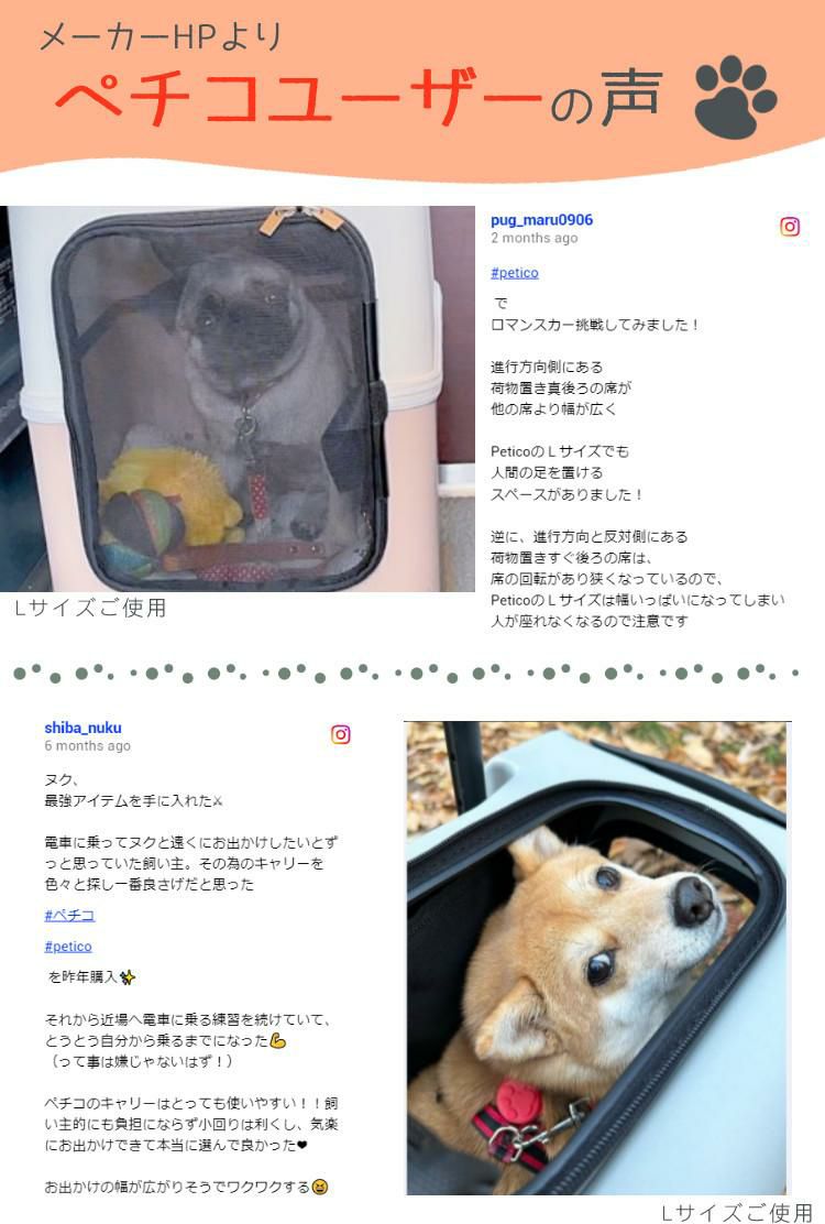 耐重量13kg 公共交通機関OK ペットキャリー ペット カート ブルー グレー Mサイズ 小型犬 中型犬 猫 PETiCO ペティコ ペチコ 3001-M ハードタイプ スーツケース通院 旅行 帰省 ラッピング不可