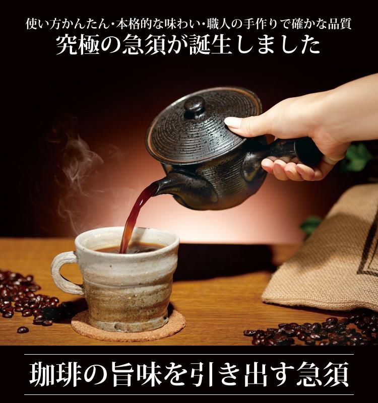 コーヒーを美味しく淹れる  メイダイ 珈琲の旨味を引き出す急須 お茶での使用もOK コーヒー好きへのプレゼントにもおすすめ