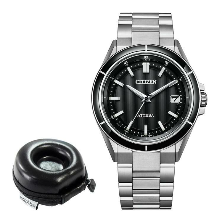 丸型時計ケース シチズン CITIZEN 腕時計 CB3030-76E アテッサ ATTESA メンズ ダイレクトフライト ACT Line エコドライブ ソーラー電波 チタンバンド アナログ メーカー保証1年 国内正規品