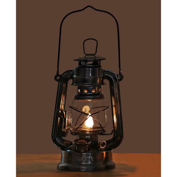 キャプテンスタッグ CS オイルランタン 小 ブロンズ UK-505 レトロ アンティーク調 クラシック 収納ケース＆オイル付 3点セット ラッピング不可