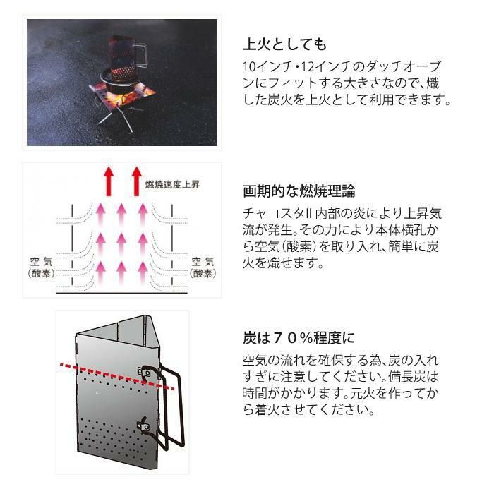 ユニフレーム チャコスタ2 ＆ インスタントスモーカーケース付きセット UNIFLAME 665435 665992  ラッピング不可