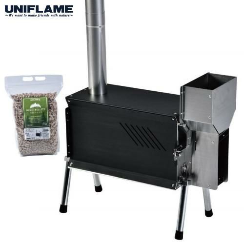 ユニフレーム  UFペレットストーブ＆ペレット燃料 3.5kg  2点セット 689059＆689110 UNIFLAME アウトドア用ペレット燃料ストーブ ラッピング不可