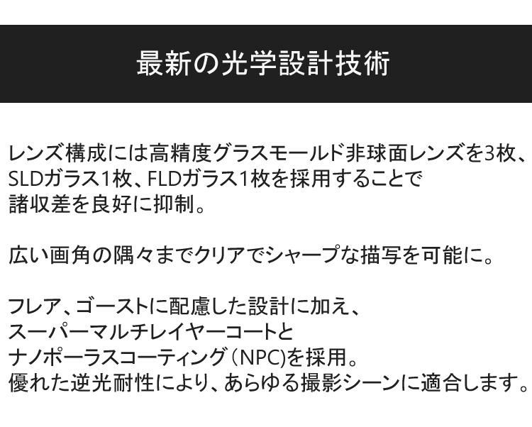 バッグ付き シグマ 20mm F2 DG DN  C  ソニーEマウント用