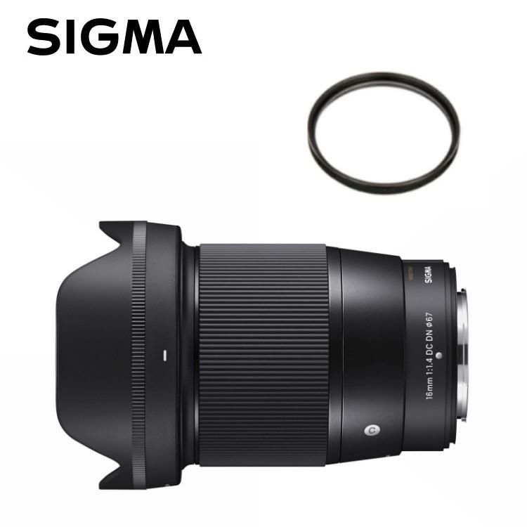 レンズ保護フィルター付！  レンズ シグマ 16mm F1.4 DC DN C  マイクロフォーサーズ