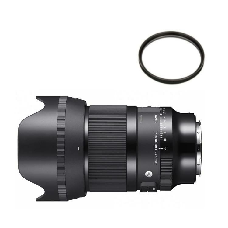 レビューでレンズキャッププレゼント  レンズ保護フィルター付 レンズ シグマ 50mm F1.4 DG DN A  ソニーEマウント用