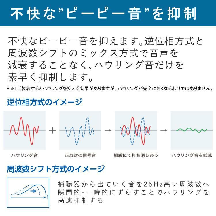 オンキヨー 補聴器 右耳用 片耳 右耳のみ 耳穴式補聴器 OHS-D21R ＆電池＆クロス 3点セット