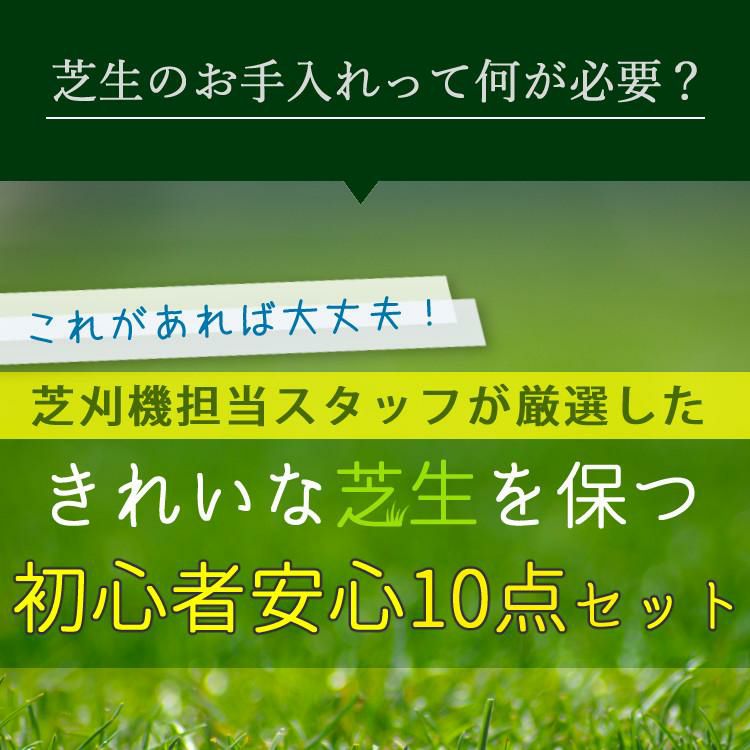 初心者安心 芝生お手入れ10点セット  キンボシ 手動 芝刈機 キンボシ ハッピーバーディモアー GSB-2000H  日本製・保証1年  他 芝生鋏 ローンパンチX ローンスパイクJr レーキ 等 エアレー