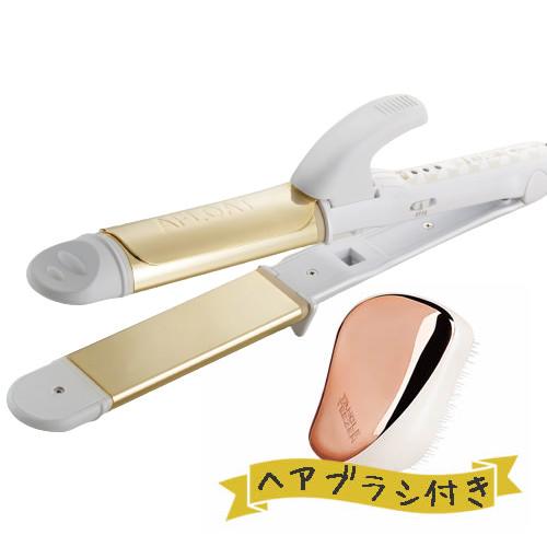 タングルティーザープレゼント クレイツ アフロート エクストリームカールII プラス 38mm RCISCW-38W イオンアイロン ヘアアイロン 海外対応