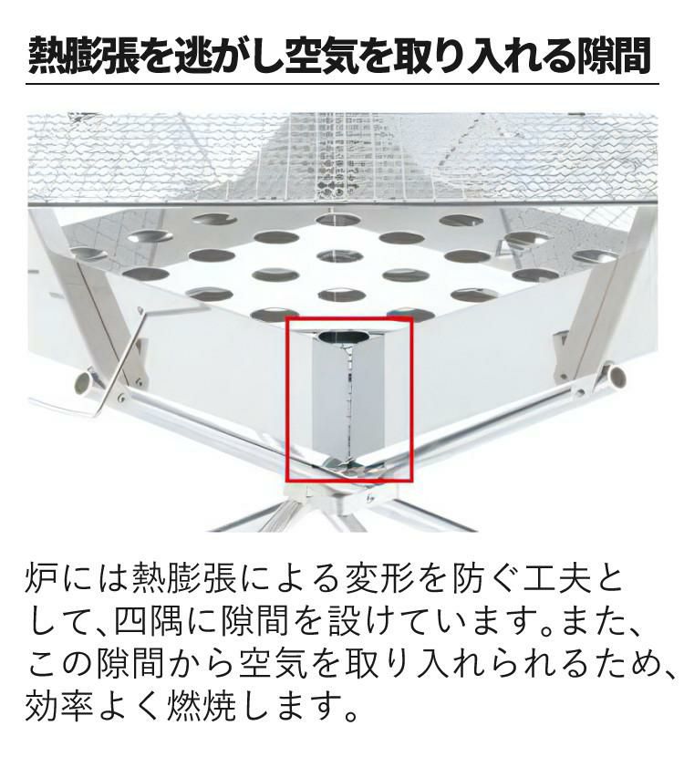 UNIFLAME ユニフレーム ファイアグリル＆専用収納ケース付セット 683040/683187  焚火台/焚き火台/BBQ  ラッピング不可