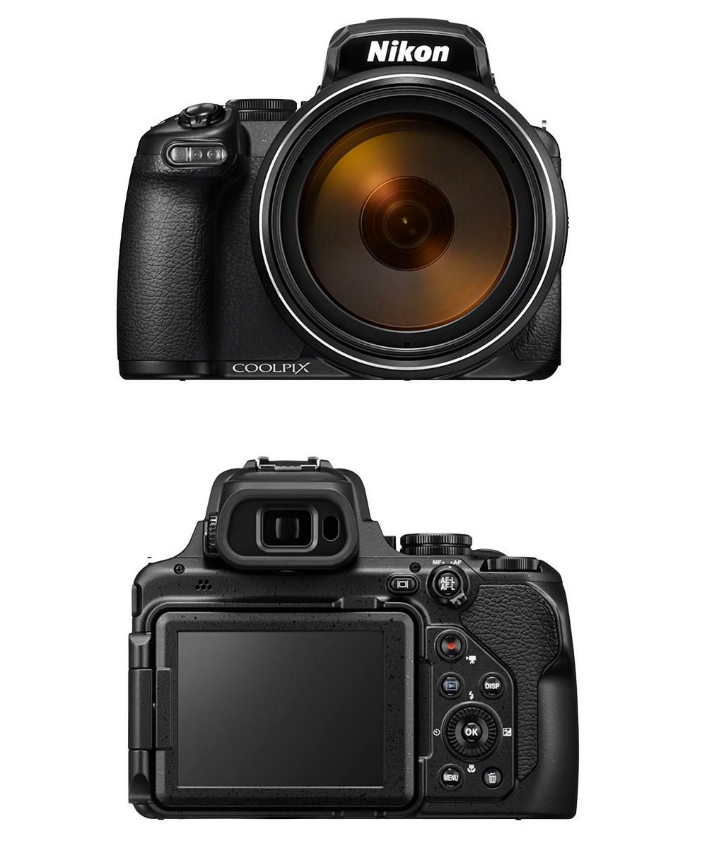 SD・レンズフィルター・クロス付 <br> 新品  Nikon ニコン コンパクトデジタルカメラ COOLPIX P1000 クールピクス 1605万画素 手ブレ補正 高画質 3000mm相当 光学125倍 超望遠ズーム 4K動画撮影 RAW NRW 対応 野鳥撮影 月 惑星 天体