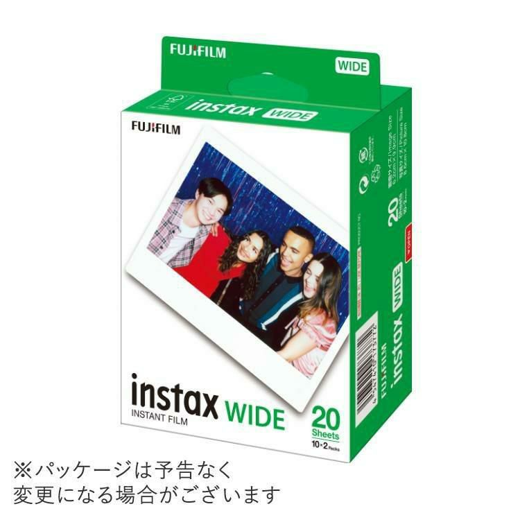 富士フイルム チェキフィルム instax WIDE WW2  ワイドサイズ   20枚入り×2個セット