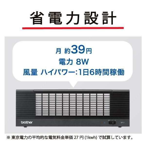 パーソナル空間向け小型空気清浄機 brother ブラザー/エクシング  DF-2 DF2  ラッピング不可