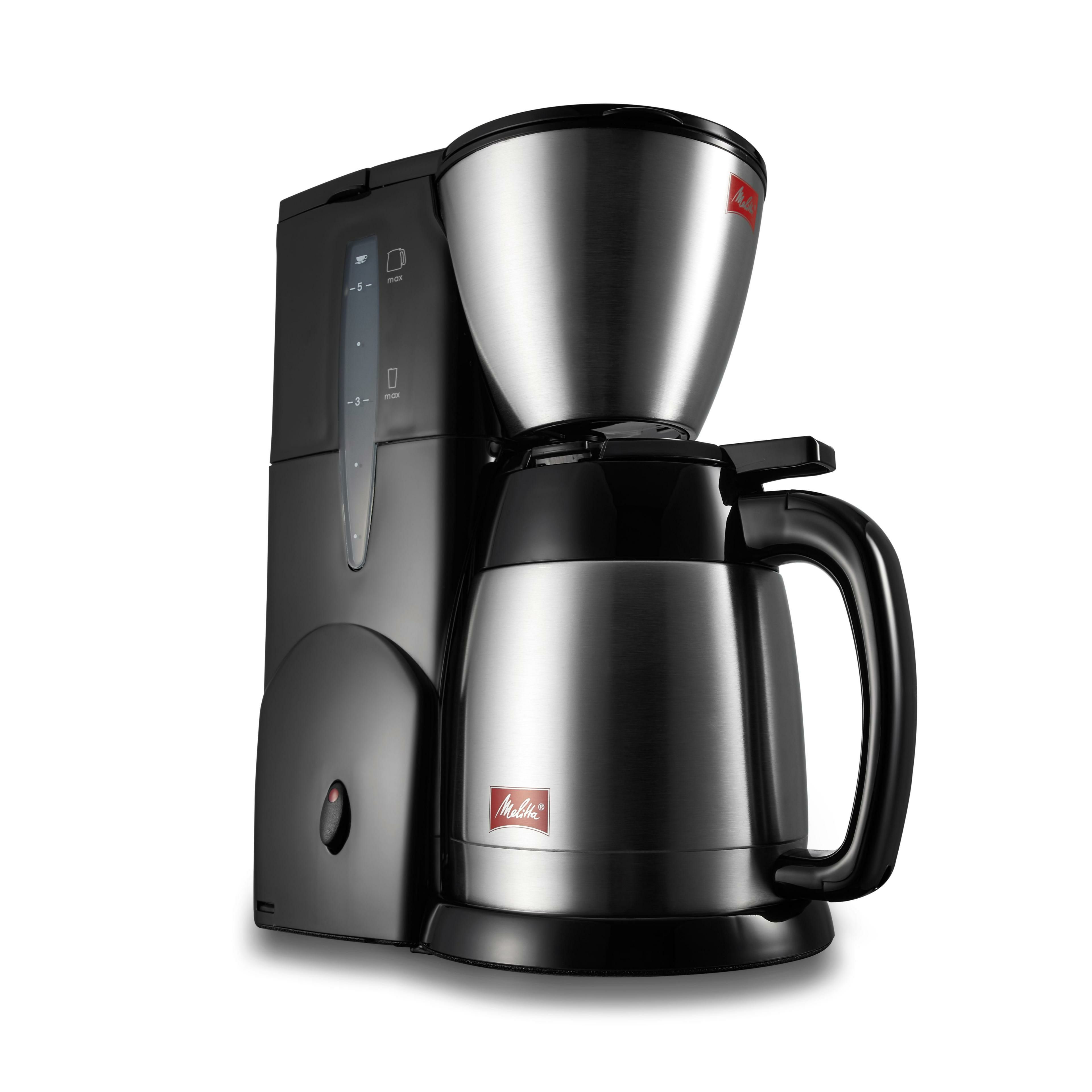 別売ペーパーフィルター100入りセット  メリタ コーヒーメーカー ノアプラス SKT55-1-B ブラック 2～5杯用 ペーパードリップ式 シンプル おしゃれ SKT551B Melitta おうちカフェ おうちcafe 珈琲
