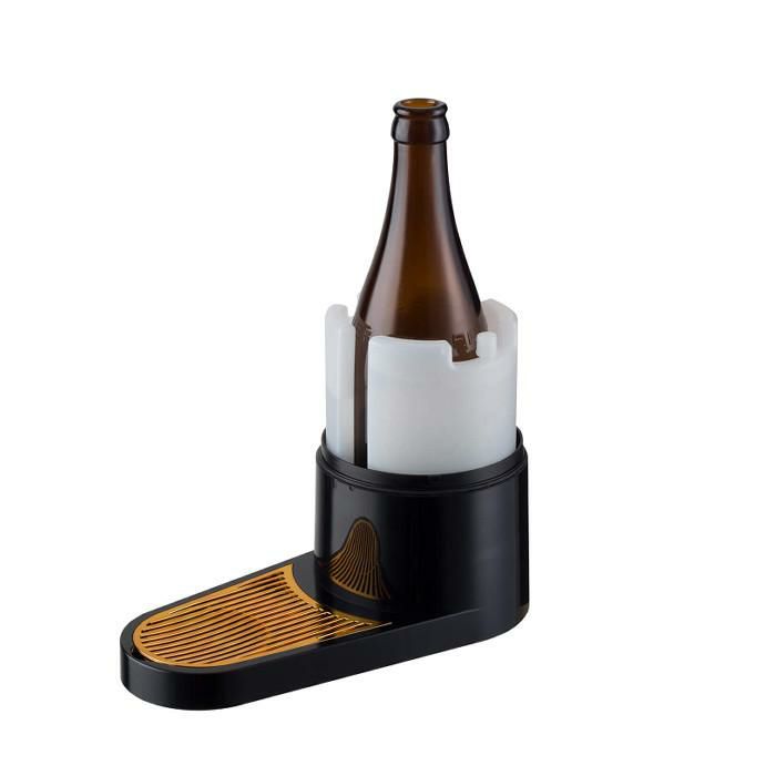 電池付き  グリーンハウス 家庭用 スタンド式 ビールサーバー GH-BEERO-BK ブラック 黒 超音波式