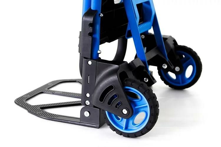 HANAOKA F-CART 2x4  ブルー  花岡 折りたたみ式 2WAY フラットカート ツーバイフォー <br> ラッピング不可