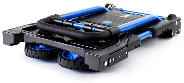 HANAOKA F-CART 2x4  ブルー  花岡 折りたたみ式 2WAY フラットカート ツーバイフォー <br> ラッピング不可