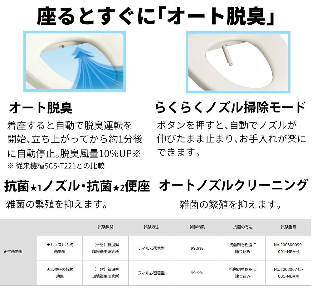 東芝温水便座 SCS-T260 クリーンウォッシュ 脱臭 貯湯式 トイレ 便器 温水便座 暖房便座 便座 交換 抗菌 scs