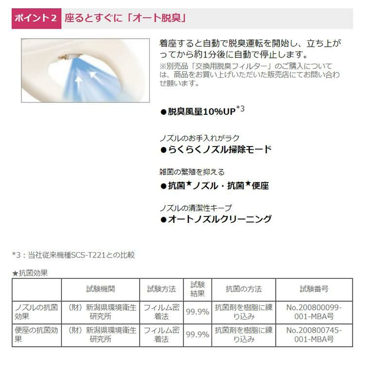 東芝温水便座 SCS-T260 クリーンウォッシュ 脱臭 貯湯式 トイレ 便器 温水便座 暖房便座 便座 交換 抗菌 scs