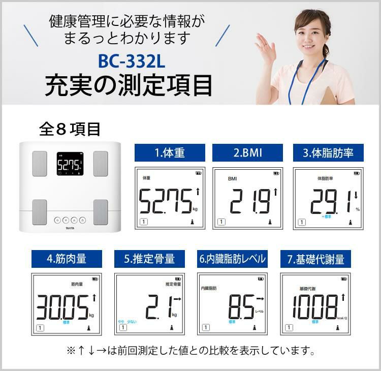 タニタ 体組成計 BC-332L