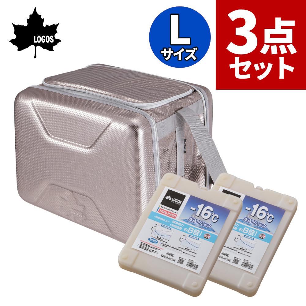ロゴス クーラーBOX ハイパー氷点下クーラー L 81670080 ソフトクーラー ショルダー 強力保冷剤2個付 3点セット 9962BD004 ラッピング不可