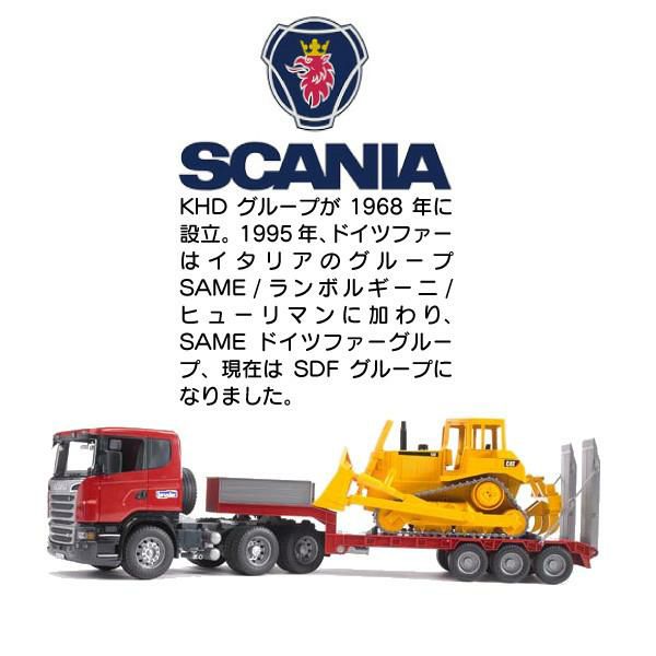 なりきり子供用ヘルメット付き Bruder Pro Series ブルーダープロシリーズ  1/16知育玩具 SCANIAトラック&CATブルドーザー 03555 プレゼント 誕生日 男の子 働く車 くるま ギフト