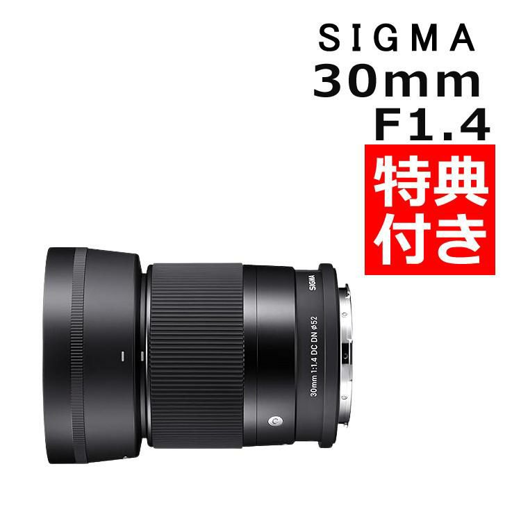 シグマ 30mm F1.4 DC DN C マイクロフォーサーズ用 単焦点 大口径標準レンズ バッグ付きセット